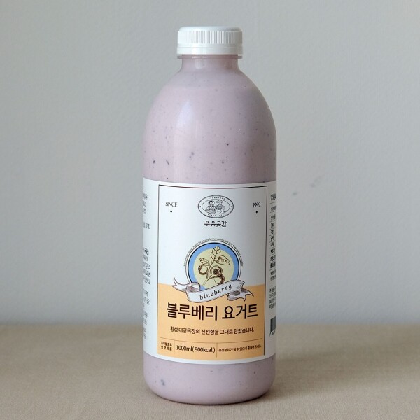우유곳간 블루베리 요거트 1000ml 횡성 대광목장